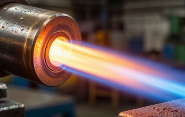 Локальная термообработка газовой горелкой