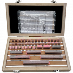 Набор концевых мер длины 1-100 мм, 47 шт. в наборе, класс точности 1