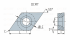 DCMT11T302-HM-SD2136 Пластина токарная