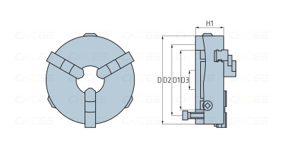 K11-315A Токарный патрон