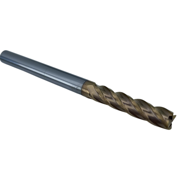 Концевая фреза с плоским торцом 4 зуба, HRC 55, 8х35х8х100L