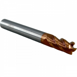 Фреза радиусная твердосплавная 4 зуба, HRC 55, 4х12х4х100L,R05