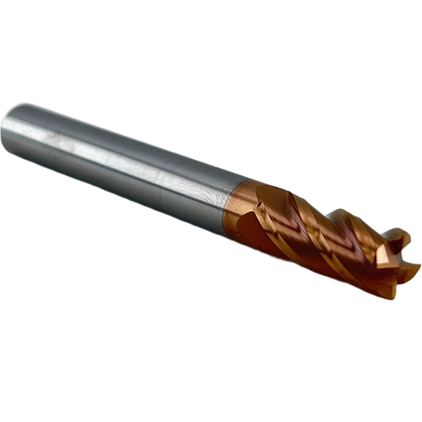 Фреза радиусная твердосплавная 4 зуба, HRC 55, 6х15х6х75L,R05