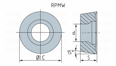 RPMW10T3MO-1310 Пластина фрезерная