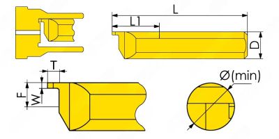 MFL-6-B2.0-L22-JF610M Мини-резец для обработки торцевых канавок