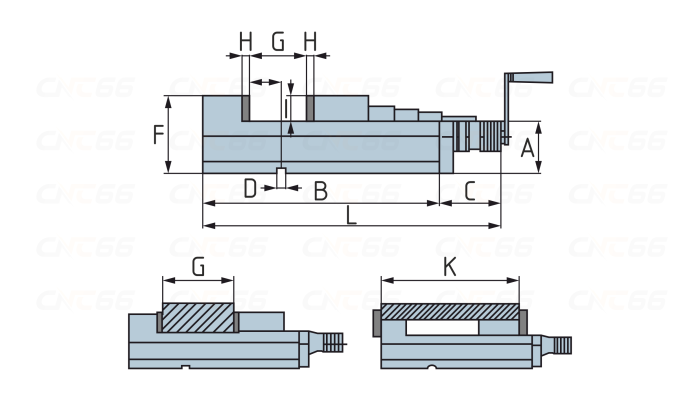 CHV-200A Тиски гидравлические станочные высокого давления