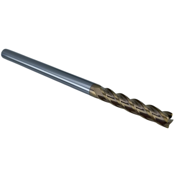 Концевая фреза с плоским торцом 4 зуба, HRC 55, 6х30х6х100L