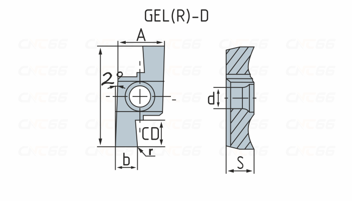 GER250-D Пластина токарная