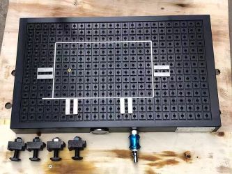 Вакуумный решетчатый стол 300*400 JICI