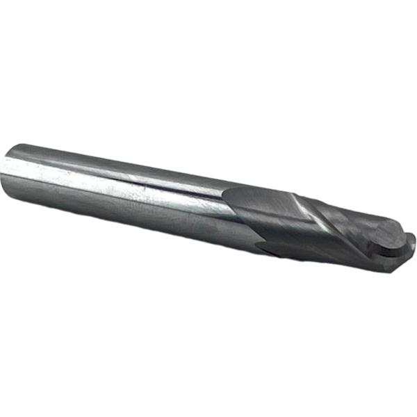 Фреза сферическая твердосплавная 2 зуба, HRC45, 10x20x10x75L, R5