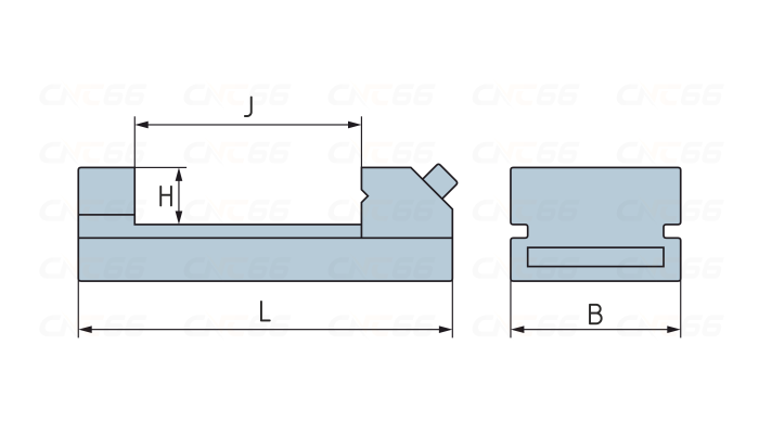 Тиски станочные прецизионные QKG63 63x85
