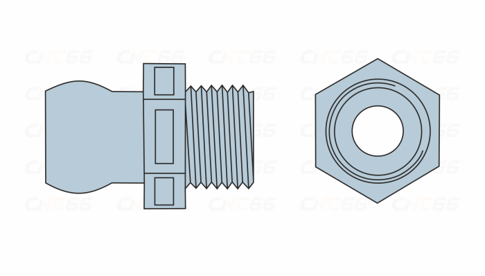 Резьбовой соединитель для подачи СОЖ 1/4" - G1/8 (2202)