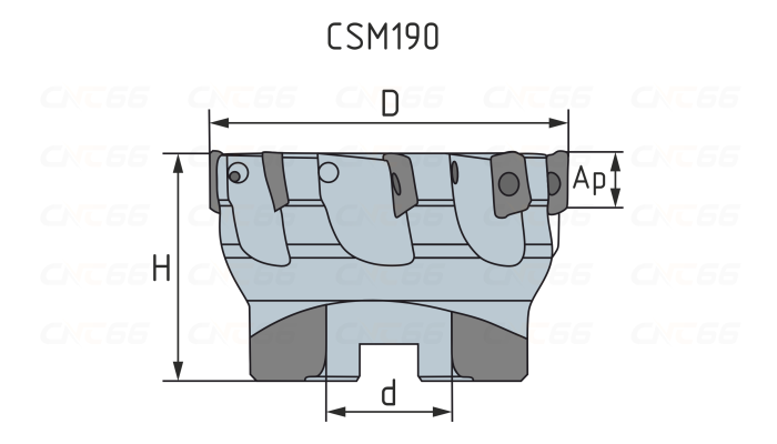 CSM190-063A2207-AO11 Фреза торцевая насадная