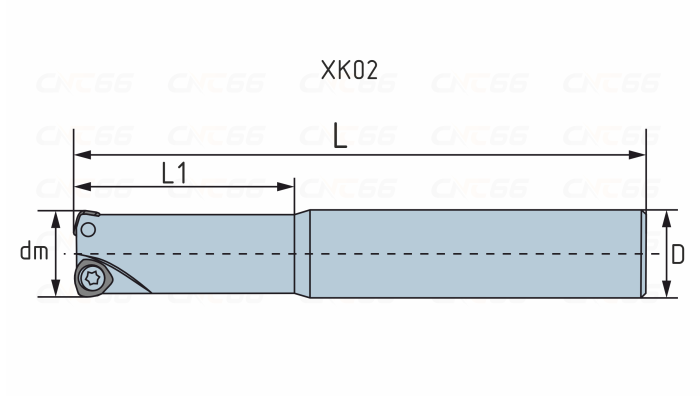 XK02.06Z25.025.02.L Фреза концевая