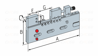 EDM-3A-210016 Тиски A-ONE 160 мм