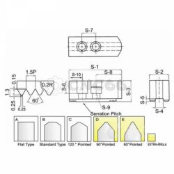 SJ04.051.23.23.10/4.B Кулачки сырые, комплект 3шт.