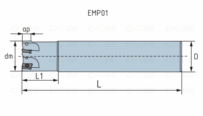 EMP01-012-G12-AP07-02C(25/85) Фреза концевая
