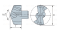 QD-150-S1/A-F7058 Сменная головка для корпусного сверла 15 мм, тип S1