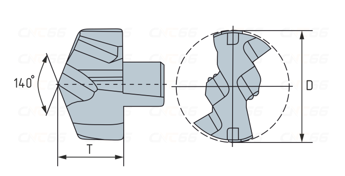 QD-150-S1/A-F7058 Сменная головка для корпусного сверла 15 мм, тип S1