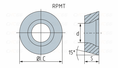 RPMT1204MO-M-C HR52522B Пластина фрезерная