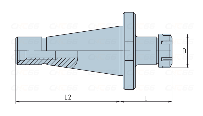 NT50-ER40-160 Патрон цанговый