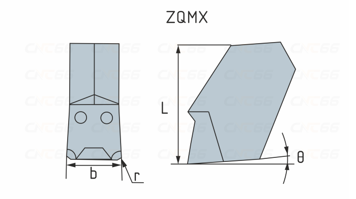 ZQMX3N11-1E-YBC251 Пластина токарная