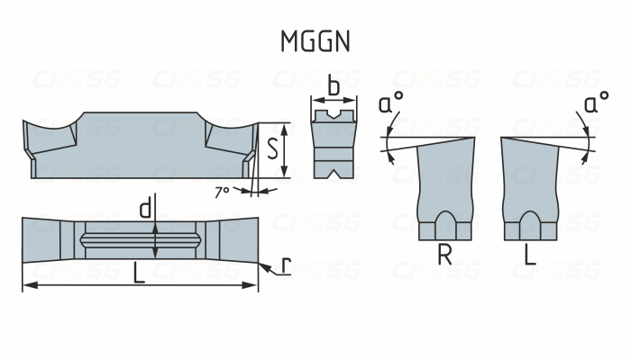 MGGN200-S06L-PM310 Пластина отрезная