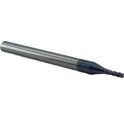 Концевая фреза с плоским торцом 4 зуба, HRC 45, 3,5х9х4х50L