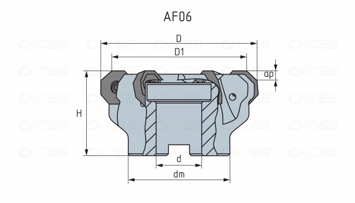 AF06.08C40.160.10 Фреза торцевая насадная