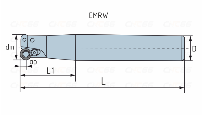 EMRW-6R-40-300-C32-3T Фреза концевая