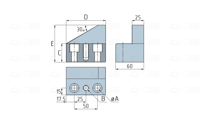 СП1.4-600-16 Многофункциональный V-блок левый