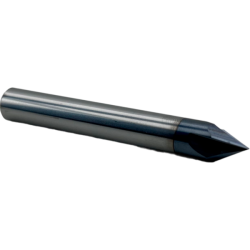 Фреза твердосплавная фасочная 3 зуба, HRC55, 12x23x12x75L-60°