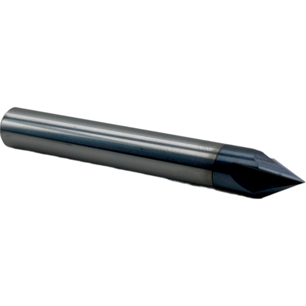 Фреза твердосплавная фасочная 3 зуба, HRC55, 14x21x14x100L-60°