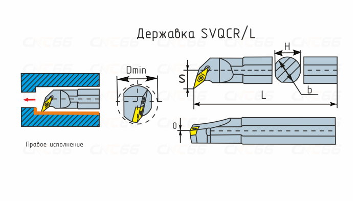 S16Q-SVQCR11 Державка расточная