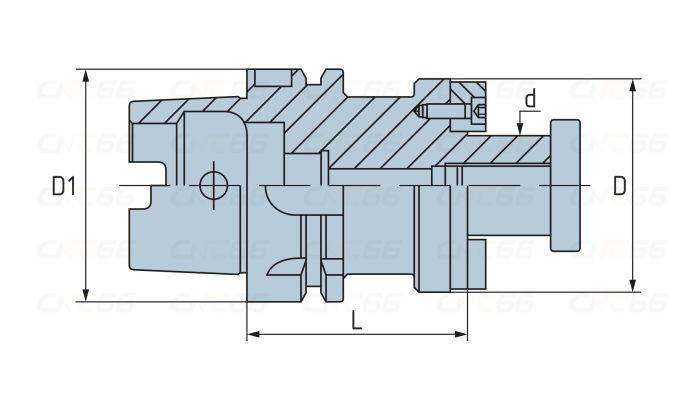 HSK63A-FMB22-060 Оправка для насадных фрез