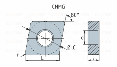 CNMG120404-GT-HS8225 Пластина токарная