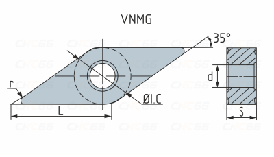 VNMG160408-GF-HR8225 Пластина токарная