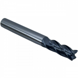 Концевая фреза с плоским торцом 4 зуба, HRC 45, 8х20х8х60L