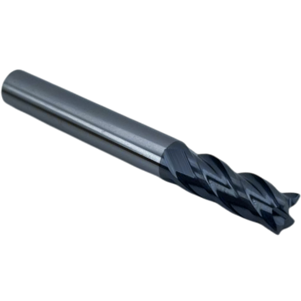 Концевая фреза с плоским торцом 4 зуба, HRC 45, 8х20х8х60L