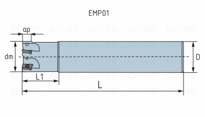 EMP01-010-G10-AP07-02C(25/85) Фреза концевая