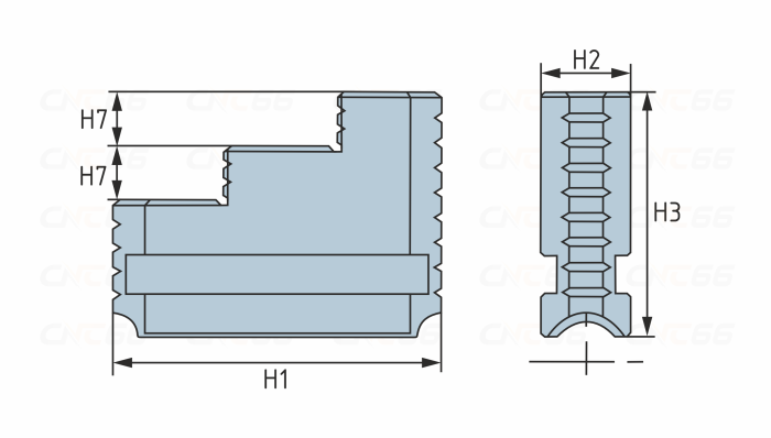 K72-500-PJ-SET Кулачки токарные прямые (компл 4 шт)