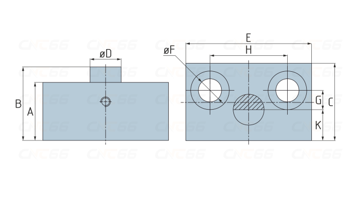 CO1.7-1240 Позиционный регулируемый упор