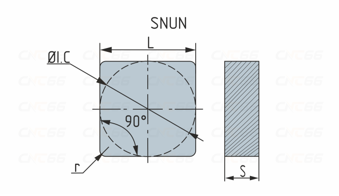 SNUN120412-H30 Пластина токарная
