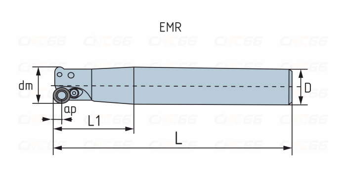 EMR-5R-25-160-C25-2T Фреза концевая