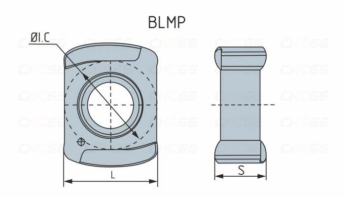 BLMP0603R-M-ZP160H Пластина фрезерная