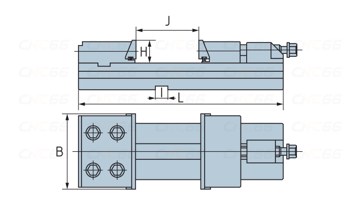 Тиски станочные прецизионные GT300C 300x400