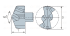 QD-125-S1/A-F7058 Сменная головка для корпусного сверла 12.5 мм, тип S1