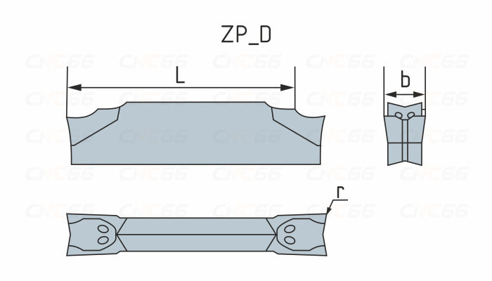 ZPED02502-MG-15R-YBG302 Пластина токарная