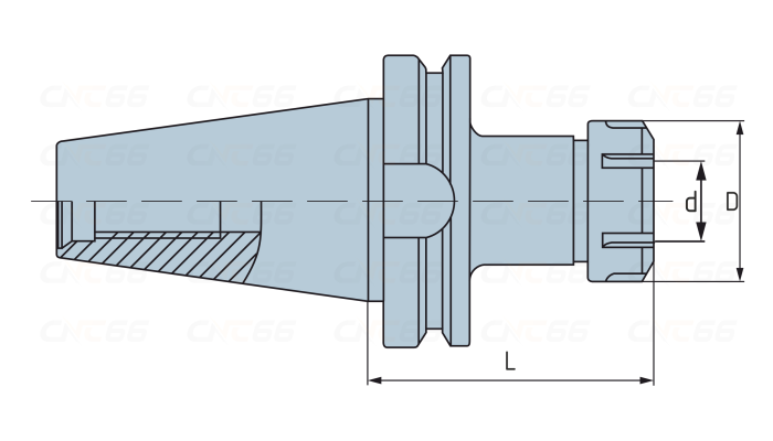 BT40-ER25-070 Патрон цанговый Wolverine