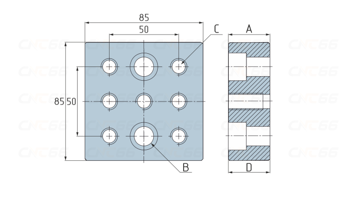СП2.0-1630 Позиционная плита-адаптер